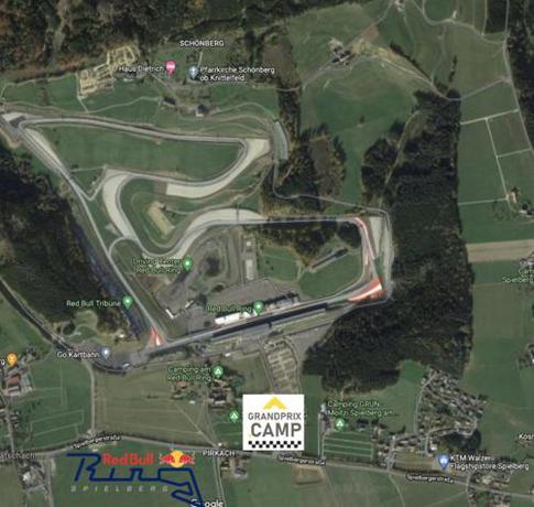 Imagen general del GrandPrixcamp, front row racecamp closest to the Red Bull Ring including sounds of pitstops in your. Foto 5