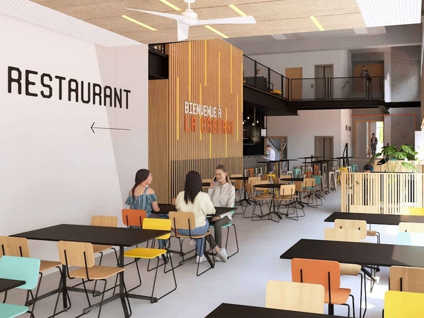 Imagen del bar/restaurante del HI Poitiers - La Caserne. Foto 4