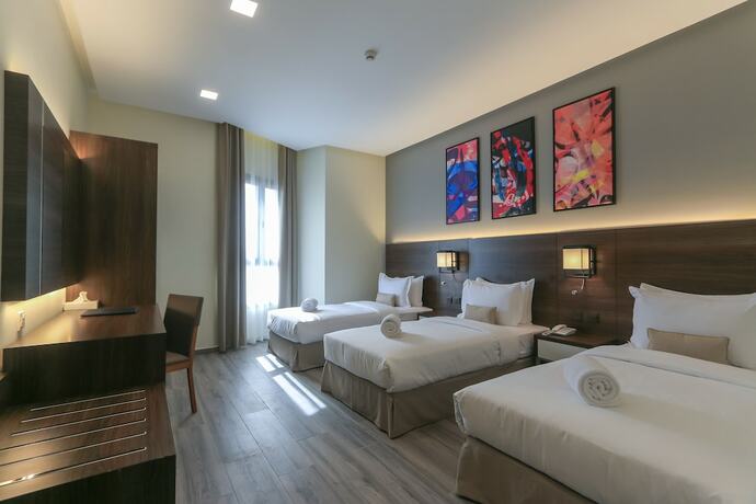 Imagen de la habitación del Hafawah Suites. Foto 17