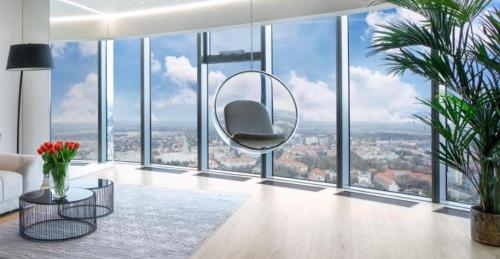 Imagen general del Hanza Tower WHITE SKY -23 Spa Jacuzzi Sauna Pool. Foto 20