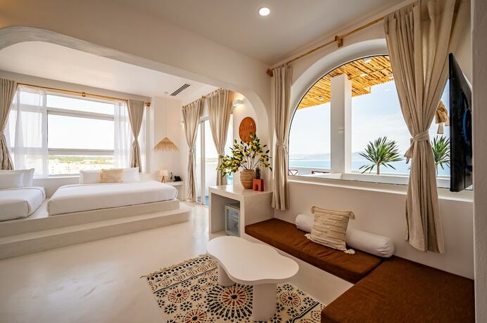 Imagen de la habitación del Happiness Hotel, X&atilde; Nhơn L&yacute;. Foto 14