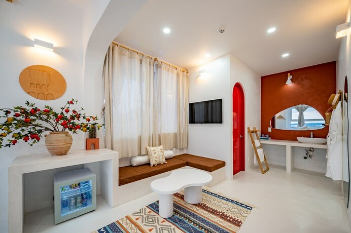 Imagen de la habitación del Happiness Hotel, X&atilde; Nhơn L&yacute;. Foto 19
