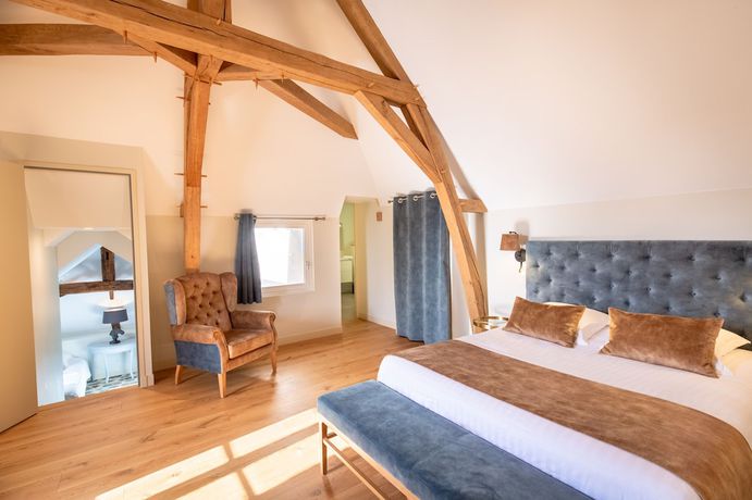 Imagen de la habitación del Hôtel Haras de la Potardière. Foto 17