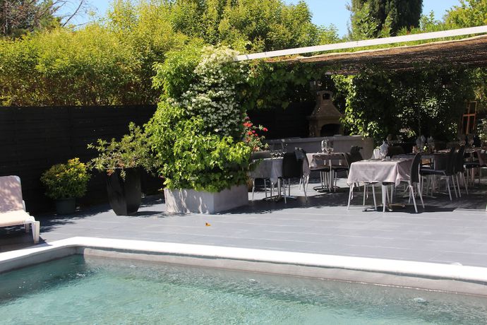 Imagen de la piscina del Hôtel Le Relais De Trans. Foto 11