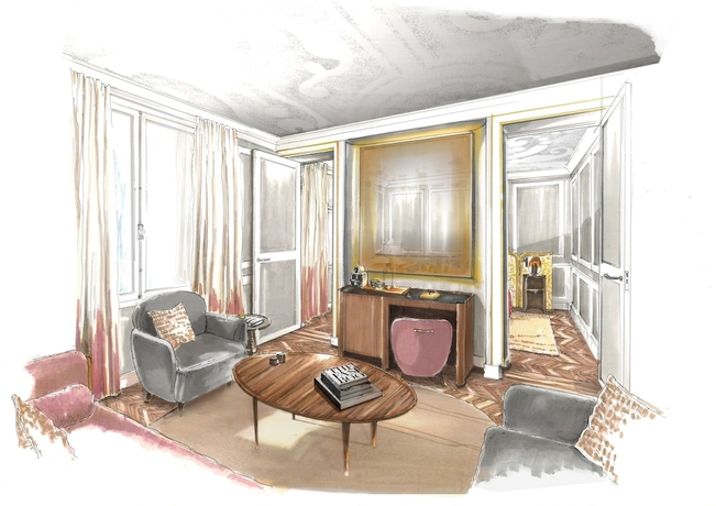 Imagen de la habitación del Hôtel Les Lumières. Foto 2