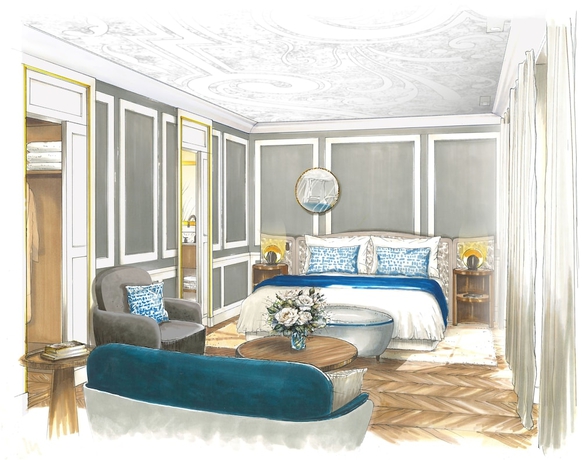 Imagen de la habitación del Hôtel Les Lumières. Foto 7