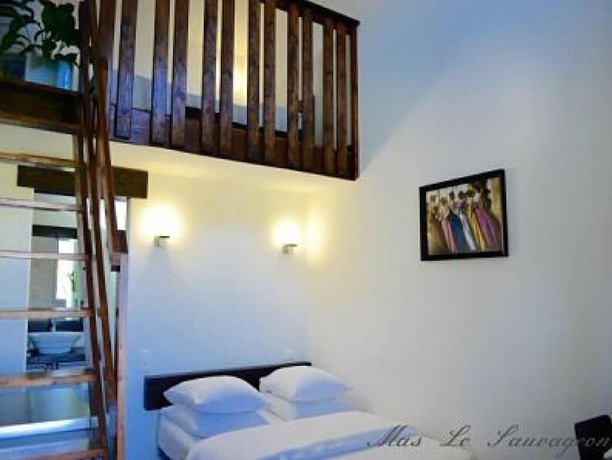 Imagen de la habitación del H&ocirc;tel Mas le Sauvageon. Foto 15