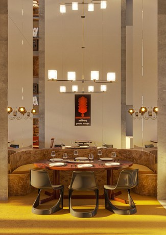 Imagen del bar/restaurante del Hôtel Présent. Foto 2