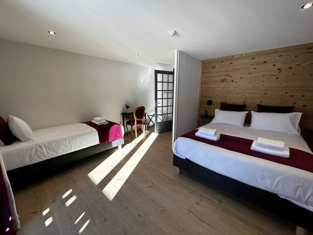 Imagen de la habitación del H&ocirc;tel Restaurant Le Madame. Foto 14