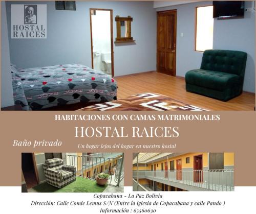Imagen de la habitación del Hostal Raices. Foto 9