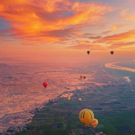 Imagen general del Hot Air Balloon ride in Luxor sun rise. Foto 7