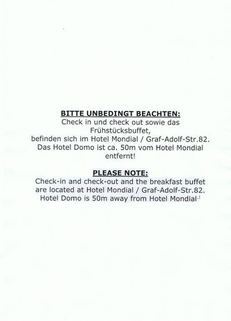 Imagen de la habitación del Hotel Domo, Dusseldorf. Foto 5