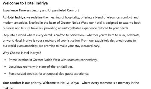 Imagen general del Hotel Indriya. Foto 6