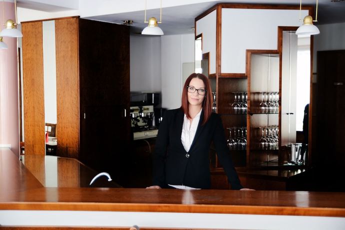 Imagen del bar/restaurante del Hotel Krone, Freilassing. Foto 3