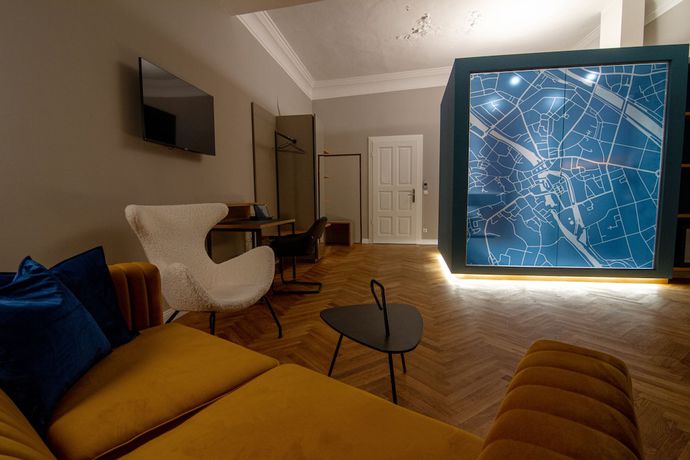Imagen de la habitación del Hotel Le Baldinger. Foto 8