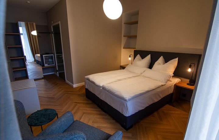 Imagen de la habitación del Hotel Le Baldinger. Foto 9