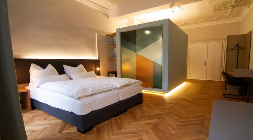 Imagen de la habitación del Hotel Le Baldinger. Foto 10