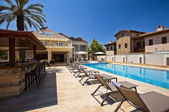 Imagen de la piscina del Hotel Montana, Dalyan. Foto 15