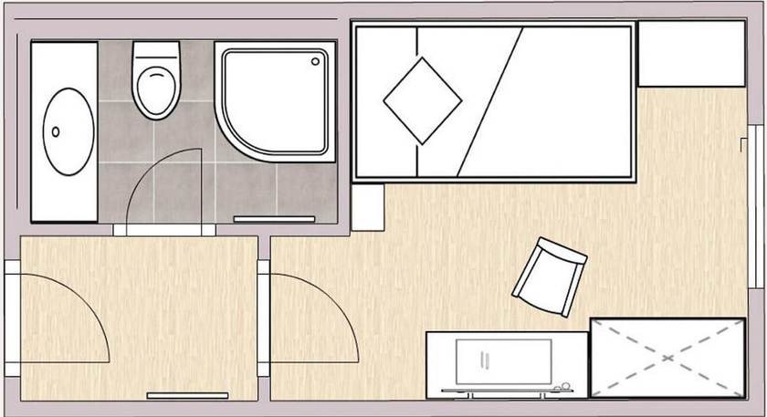 Imagen de la habitación del Hotel Post. Foto 4