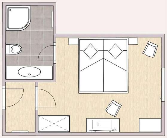 Imagen de la habitación del Hotel Post. Foto 9