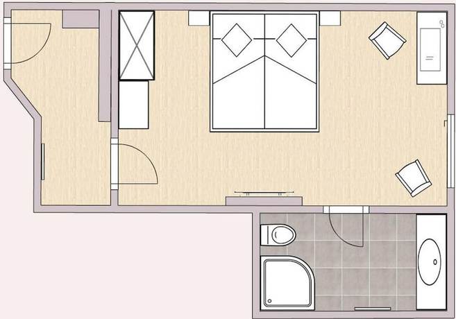 Imagen de la habitación del Hotel Post. Foto 13