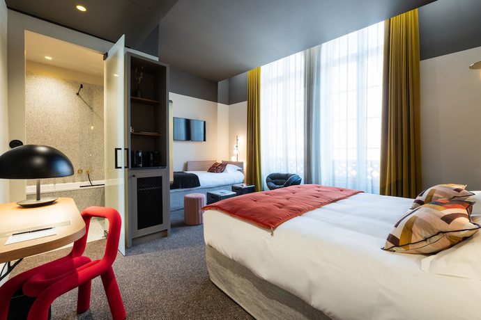 Imagen de la habitación del Hotel de l\'Abbaye, Lyon. Foto 19