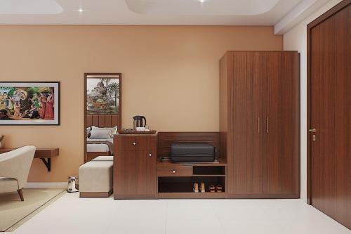 Imagen de la habitación del ISKCON Prayagraj Guest House. Foto 10