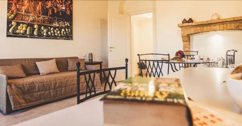 Imagen de la habitación del Il Filaro del Castello di San Basilio. Foto 13