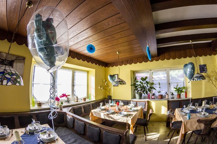 Imagen del bar/restaurante del Inntalhof Pension. Foto 5