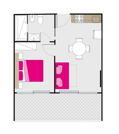 Imagen de la habitación del Isaresidence Holiday Resort. Foto 12
