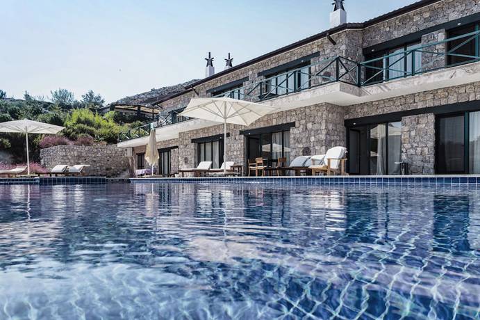 Imagen de la piscina del Kekik Otel Selimiye. Foto 19