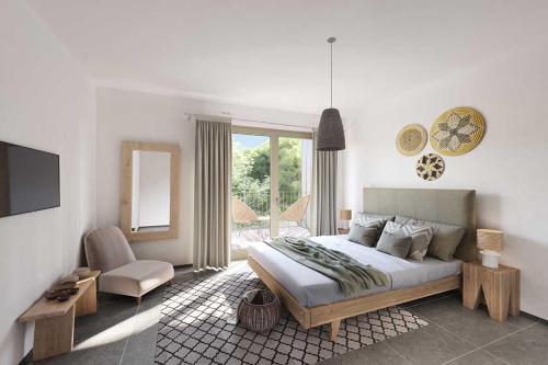 Imagen de la habitación del La Corniche Bleue. Foto 11