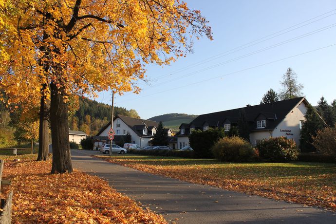Imagen de los exteriores del Landhotel Pockau. Foto 16