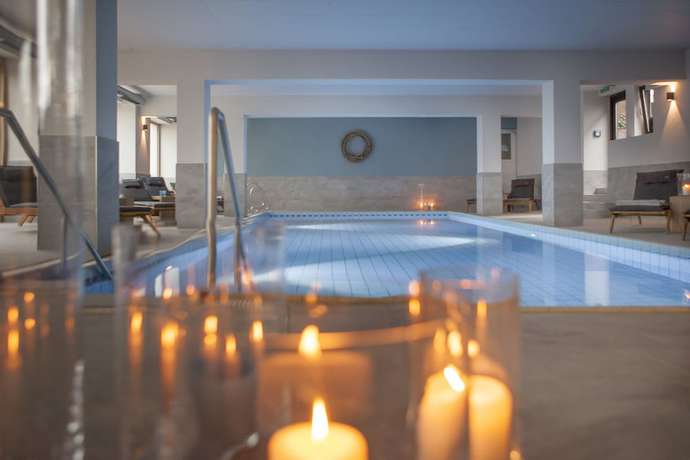 Imagen de la piscina del Landhotel Saarschleife. Foto 20
