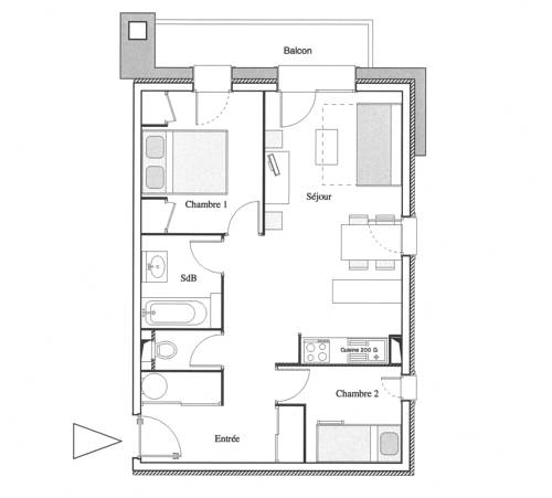 Imagen de la habitación del Le Clos D'aussois. Foto 7