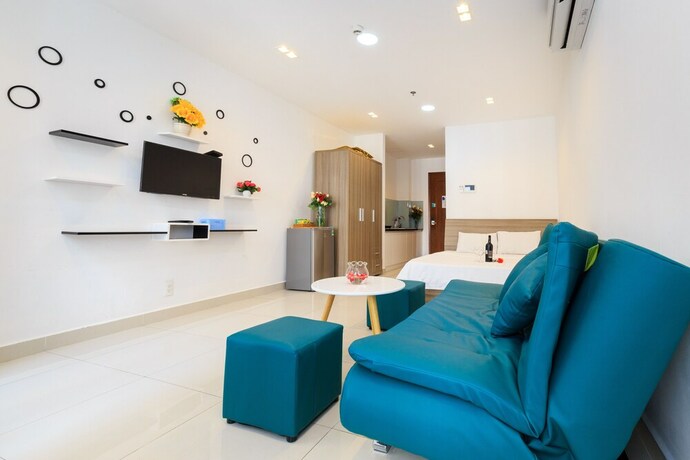 Imagen de la habitación del Le Hieu Apartment At Sky Center. Foto 20