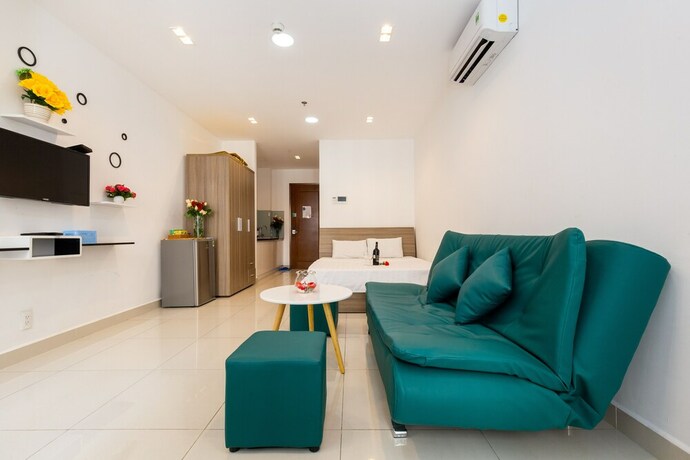 Imagen de la habitación del Le Hieu Apartment At Sky Center. Foto 32