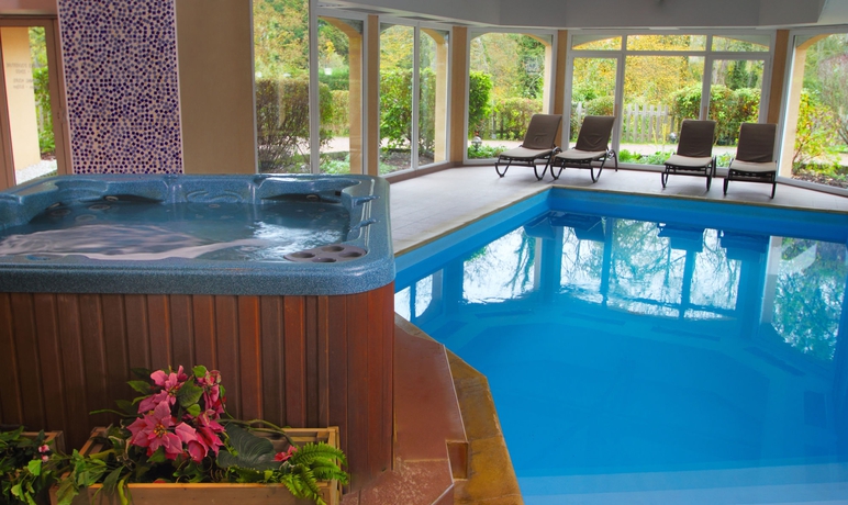 Imagen de la piscina del Le Manoir Des Deux Amants. Foto 15