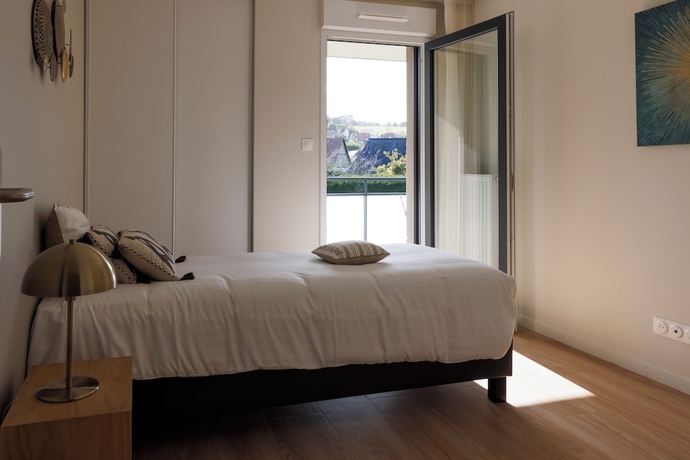 Imagen de la habitación del Les Bor&eacute;ales - Appart\'hotel Villers-sur-Mer. Foto 11