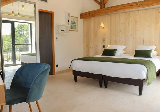 Imagen de la habitación del Les G&icirc;tes de l\'Ermitage. Foto 13