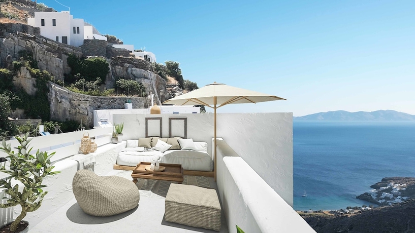 Imagen de la habitación del Living Theros Luxury Suites. Foto 15