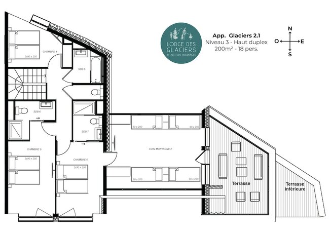 Imagen de la habitación del Lodge des Glaciers. Foto 17