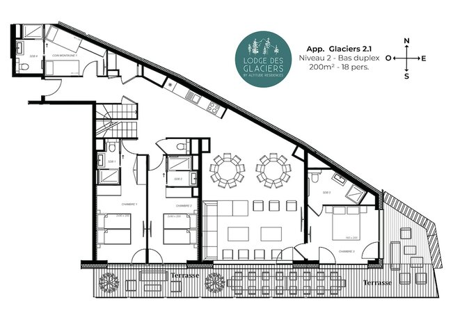 Imagen de la habitación del Lodge des Glaciers. Foto 20