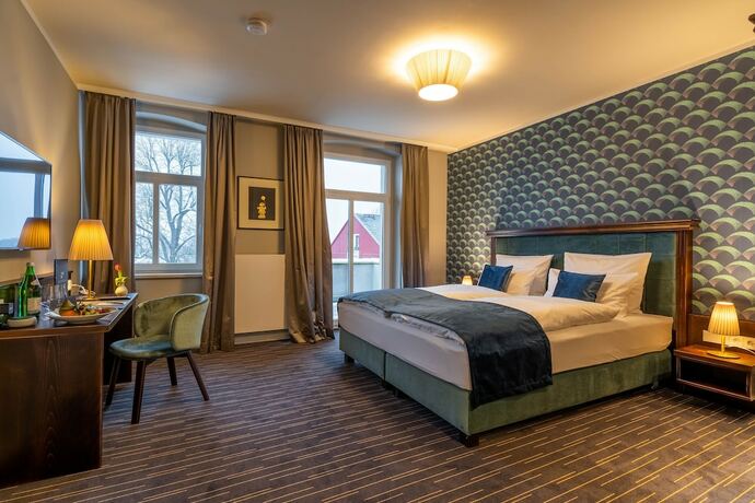 Imagen de la habitación del Logis Hotel QUARTIER 5. Foto 15