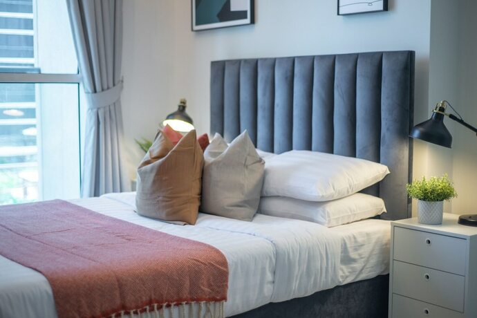 Imagen general del Luxe Apartments near Dubai Mall, Burj Khalifa - Pool, Gym, and Parking by Sojo Stay. Foto 9