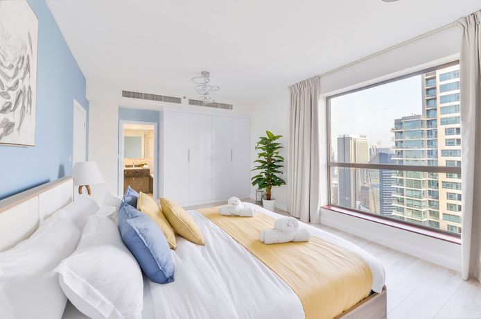 Imagen de la habitación del Luxury JBR - Marina View - 5* Beach Resorts Access. Foto 5