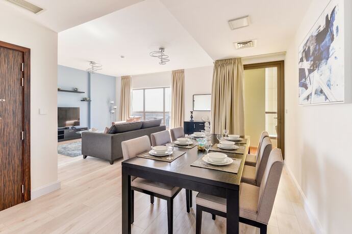 Imagen general del Luxury JBR Shams - Sea or Marina View - Free 5 star Beach Resorts Access!. Foto 5