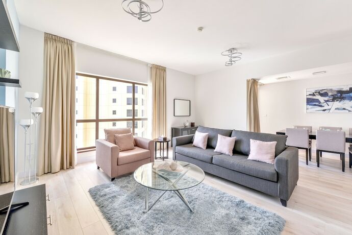 Imagen general del Luxury JBR Shams - Sea or Marina View - Free 5 star Beach Resorts Access!. Foto 12