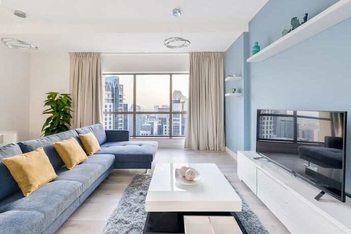 Imagen general del Luxury Jbr I Sea View I Free Beach Resort Access. Foto 5