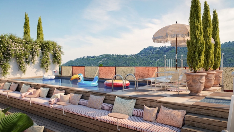 Imagen de la piscina del Mama Shelter Lake Como. Foto 16